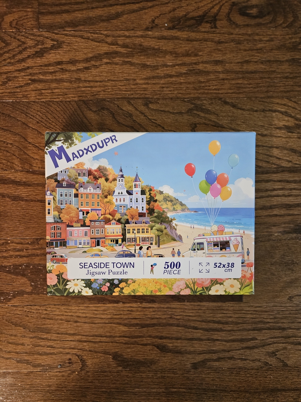 Seaside Town 500-Piece Jigsaw Puzzle - Blue